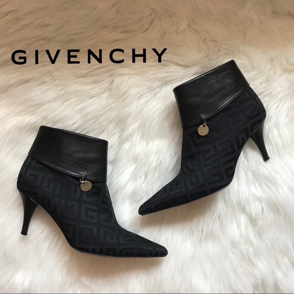 Givenchy Shoes - Authentic GIVENCHY Logo Monogram Ankle Booties